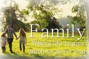 I love You My Family Quote