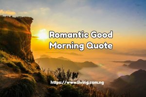 Romantic Good Morning Quote