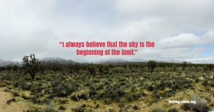 Open sky quote