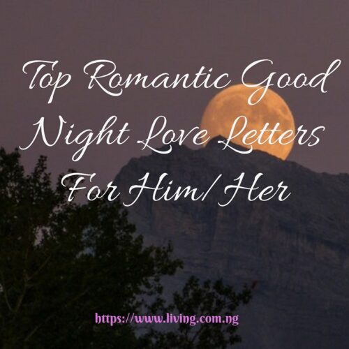 Good Night Love Letters For Him/Her