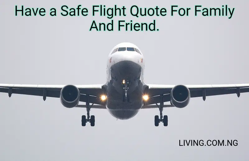 Have a Safe Flight Quote For Family And Friend.