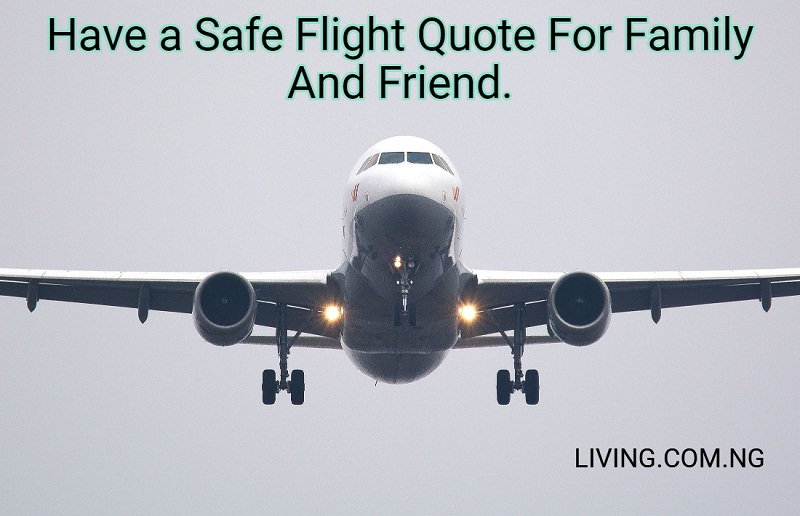 Have a Safe Flight Quote For Family And Friend.