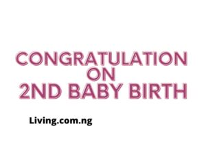 Congratulation on 2nd Baby Birth