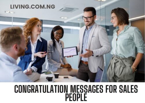 Congratulation Messages for Sales People