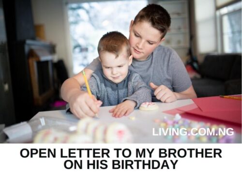 Open Letter to My Brother on His Birthday