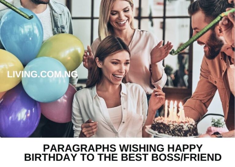 Paragraphs Wishing Happy Birthday to the Best Boss/Friend