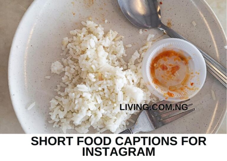 Short Food Captions for Instagram