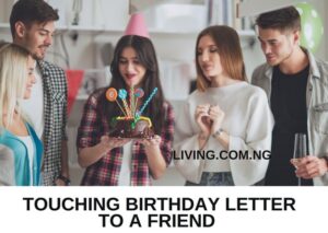 Touching Birthday Letter to a Friend 