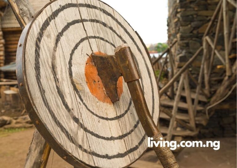 Axe Throwing Captions